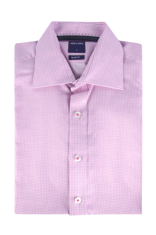 Abelard Slim SC Check Shirt Pink