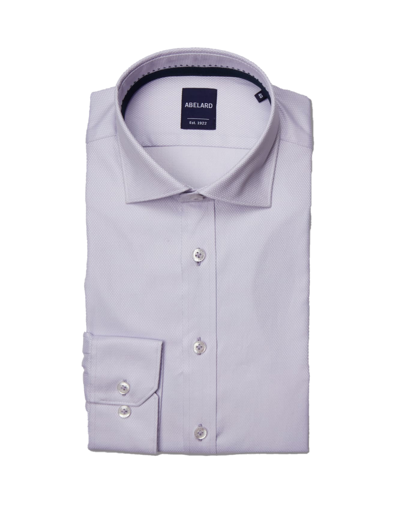 Abelard Slim Single Cuff Dobby Shirt Lilac