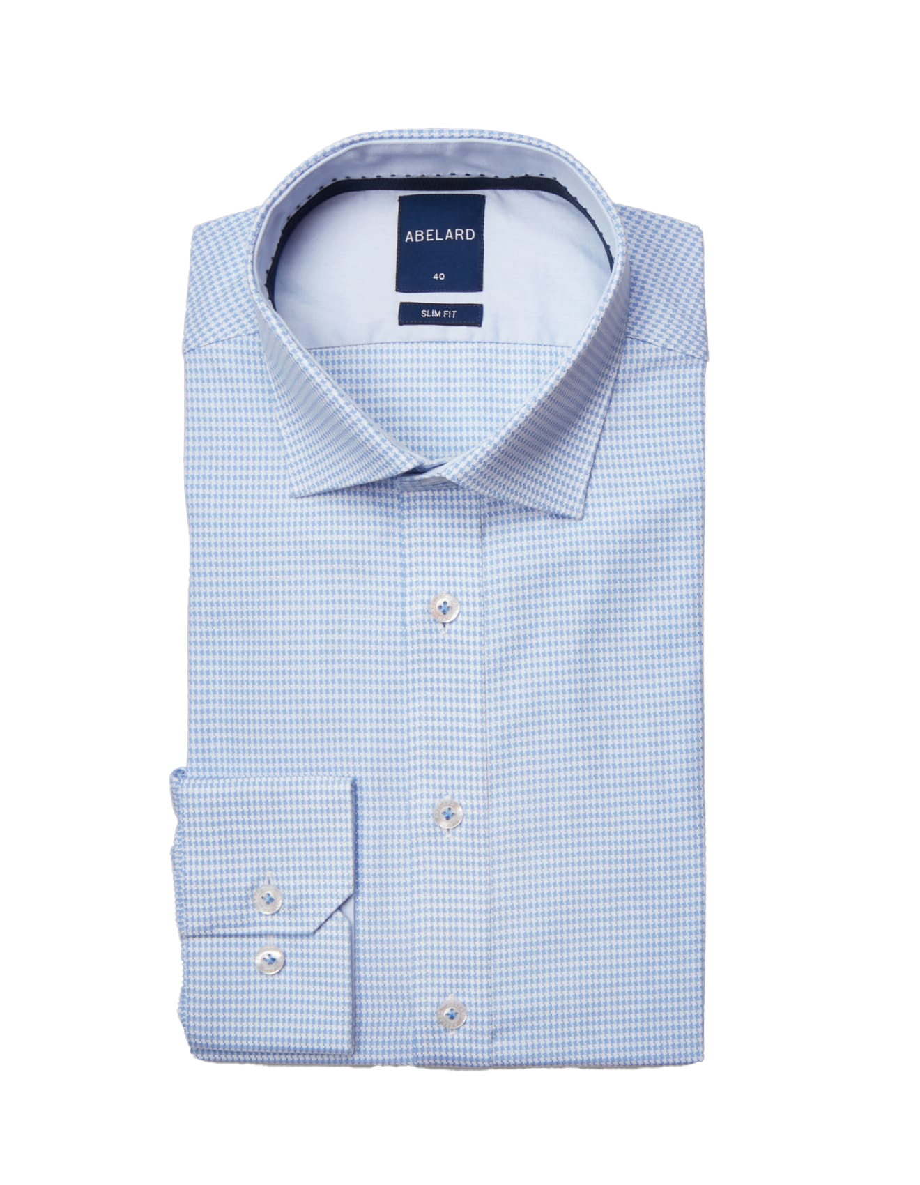 Abelard Slim Single Cuff Tooth Shirt Cornflower