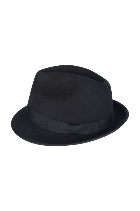 Avenel Angus Wool Felt Classic Hat Black
