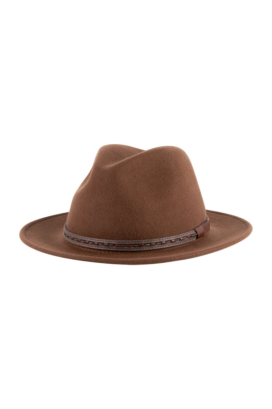Avenel Wool Felt Safari Hat Pecan