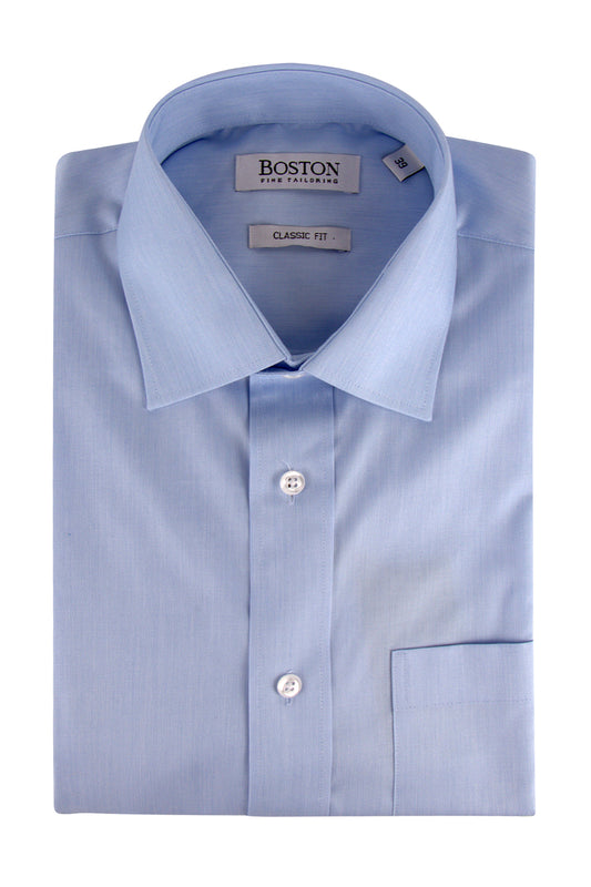 Boston Brooke LS Business Shirt Blue