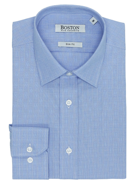 Boston Liberty Business LS Shirt Blue
