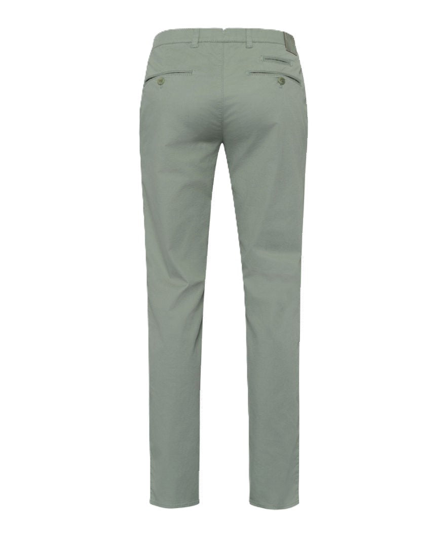 Brax Fabio Cotton Trouser 32L  Avocado