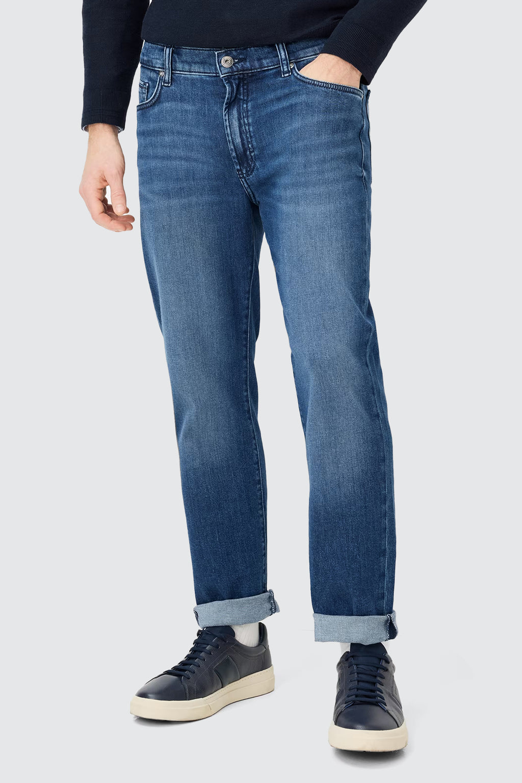 Brax Clint Jeans 32L Broken Blue Used