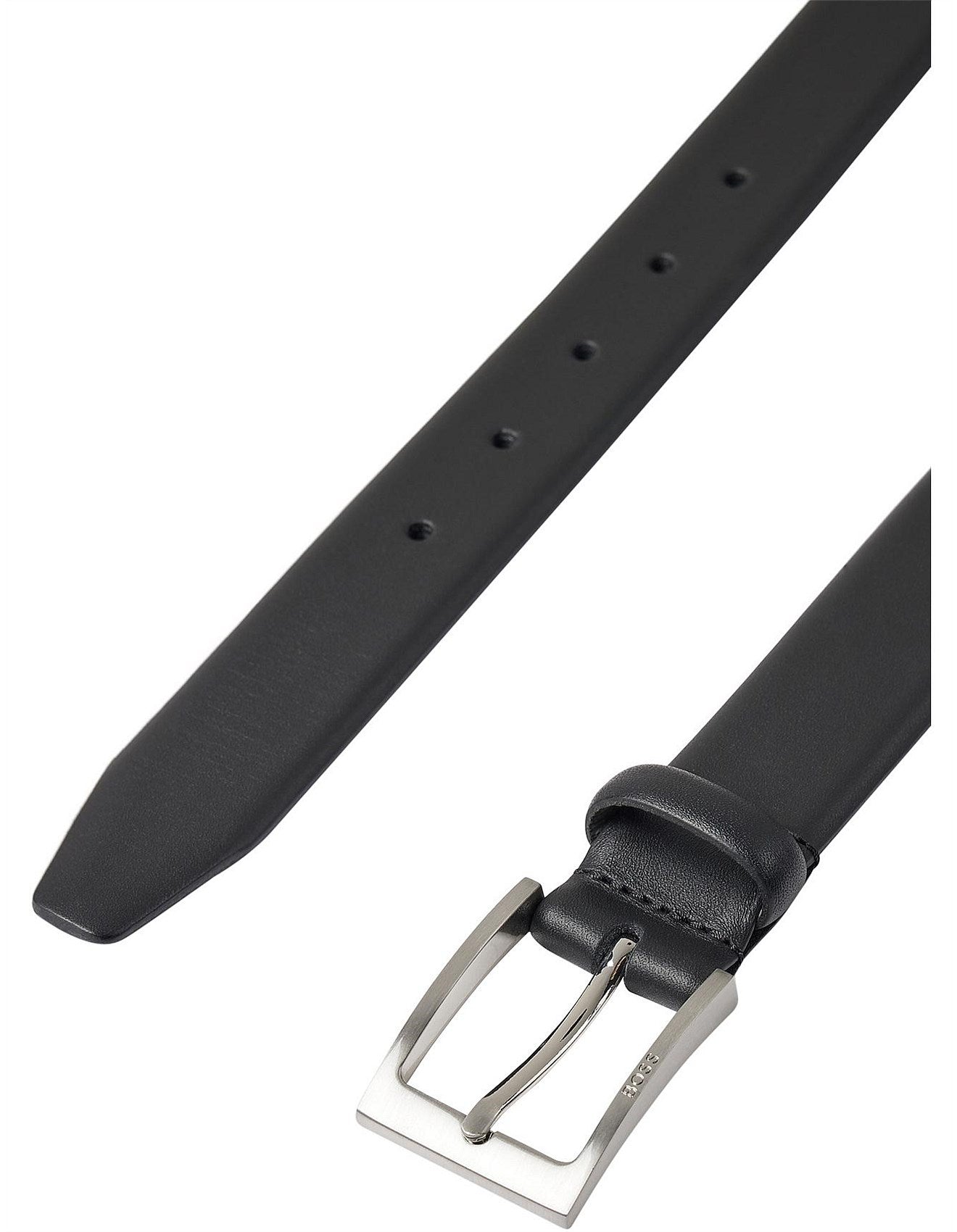 Hugo Boss Brondon Leather Belt Black