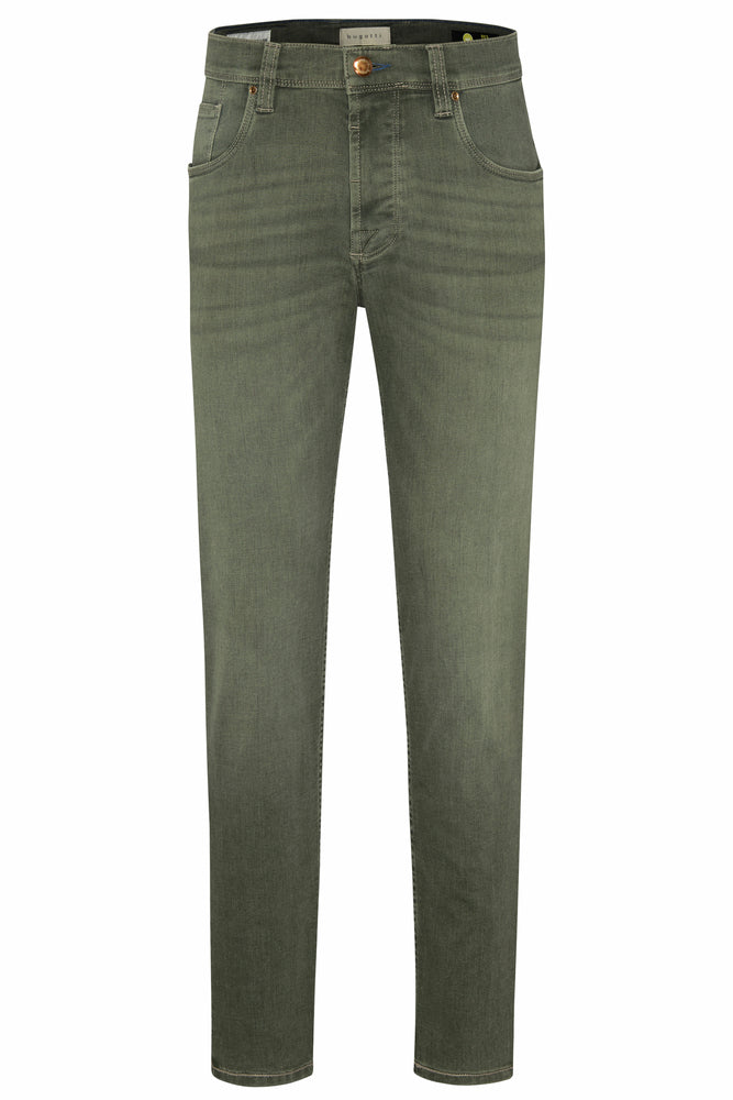 Bugatti 3108D Denim Jean L34 Green