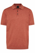 Bugatti 7100 SS Knit Polo Orange