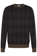 Bugatti Crew Knit  Brown
