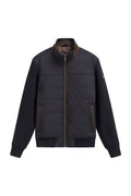 Bugatti 7600 Knit Sleeve Padded Jacket Navy