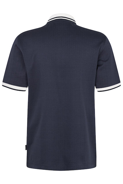 Bugatti 8150 Knit Polo Navy