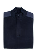 Bugatti 1/4 Zip Knit Navy