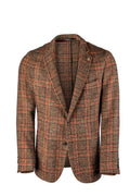 Bugatti Check Sportscoat Brown/Orange