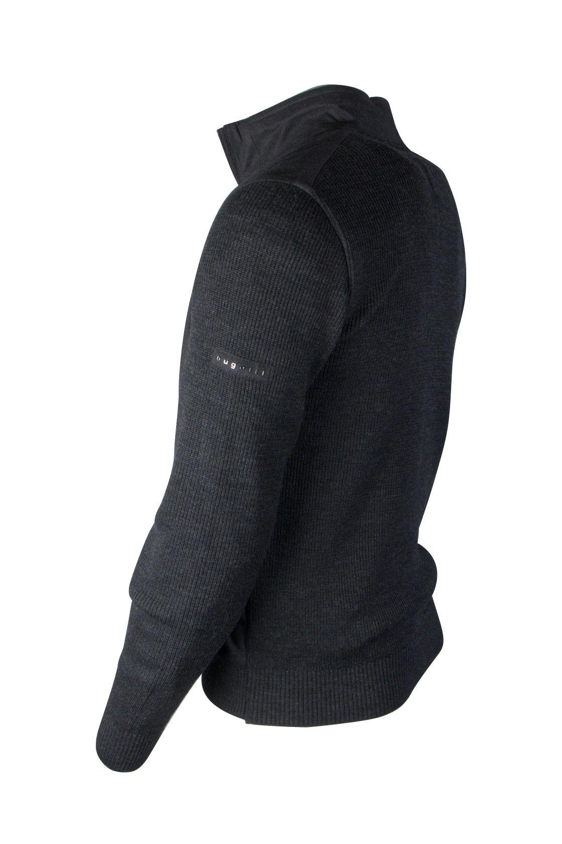 Bugatti Knit Jacket Charcoal