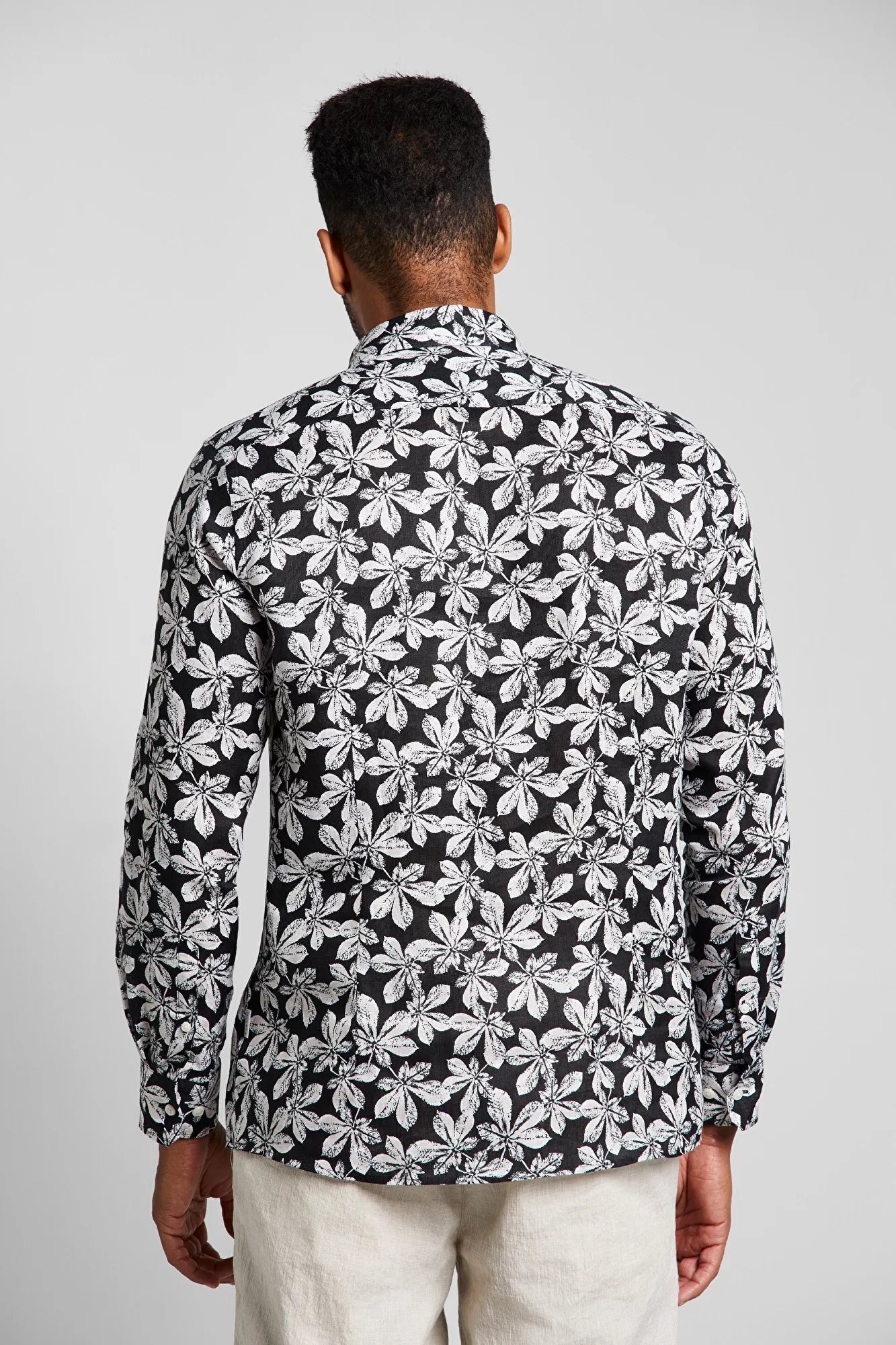 Bugatti 9150 LS Floral Shirt Dk Floral