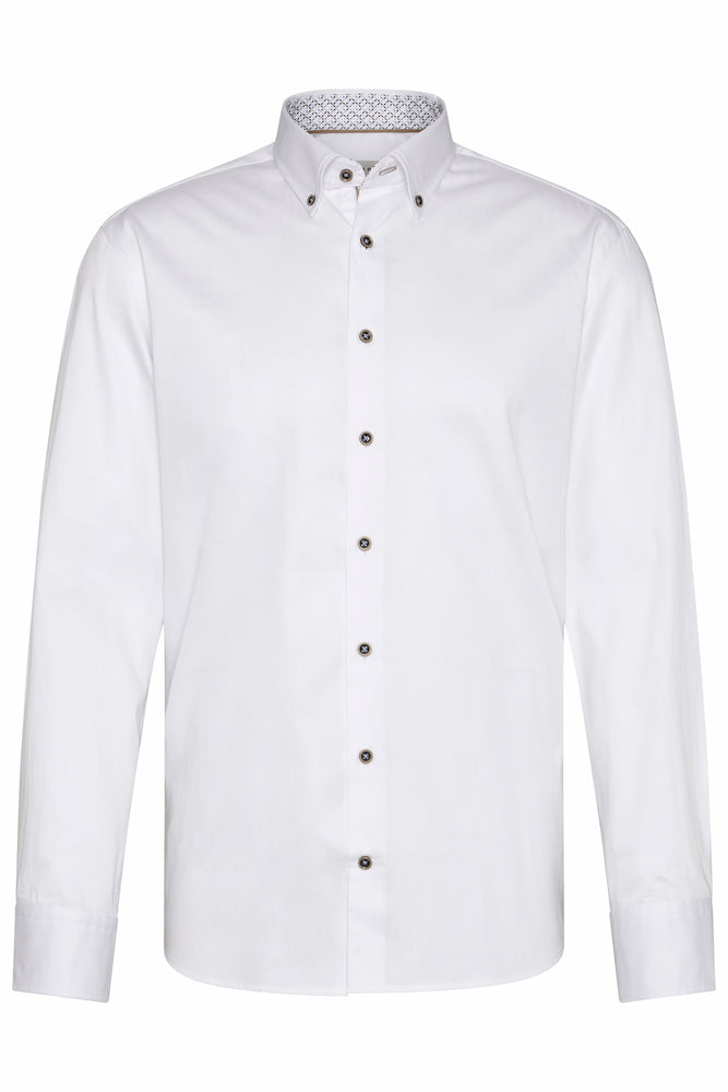 Bugatti 9350 LS Detail Shirt White