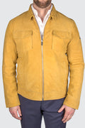 Bugatti Suede Jacket Yellow