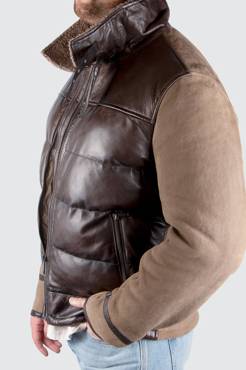 Bugatti Leather Jacket Brown