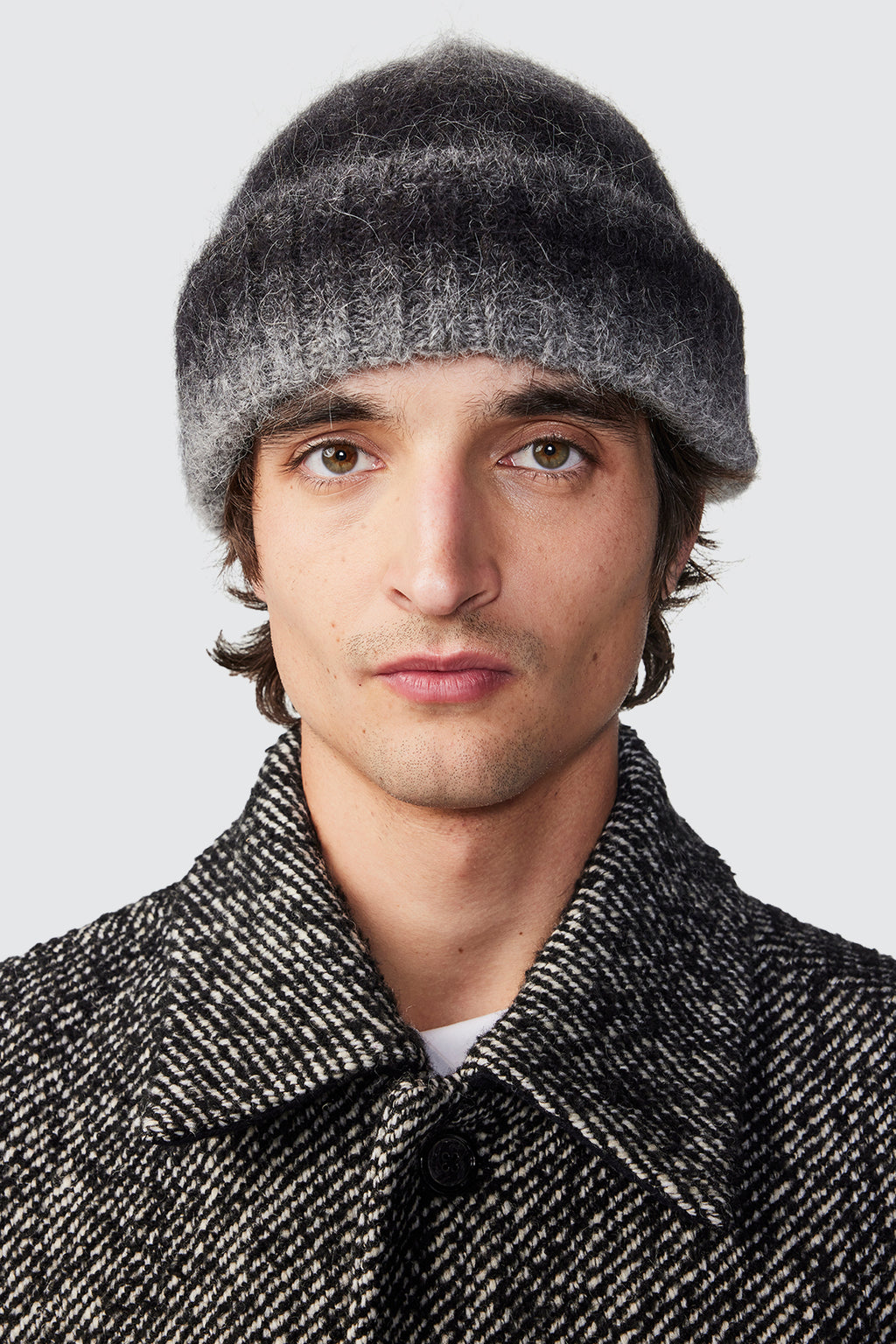 NN.07 6656 Alpaca Cable Hat Black Multi