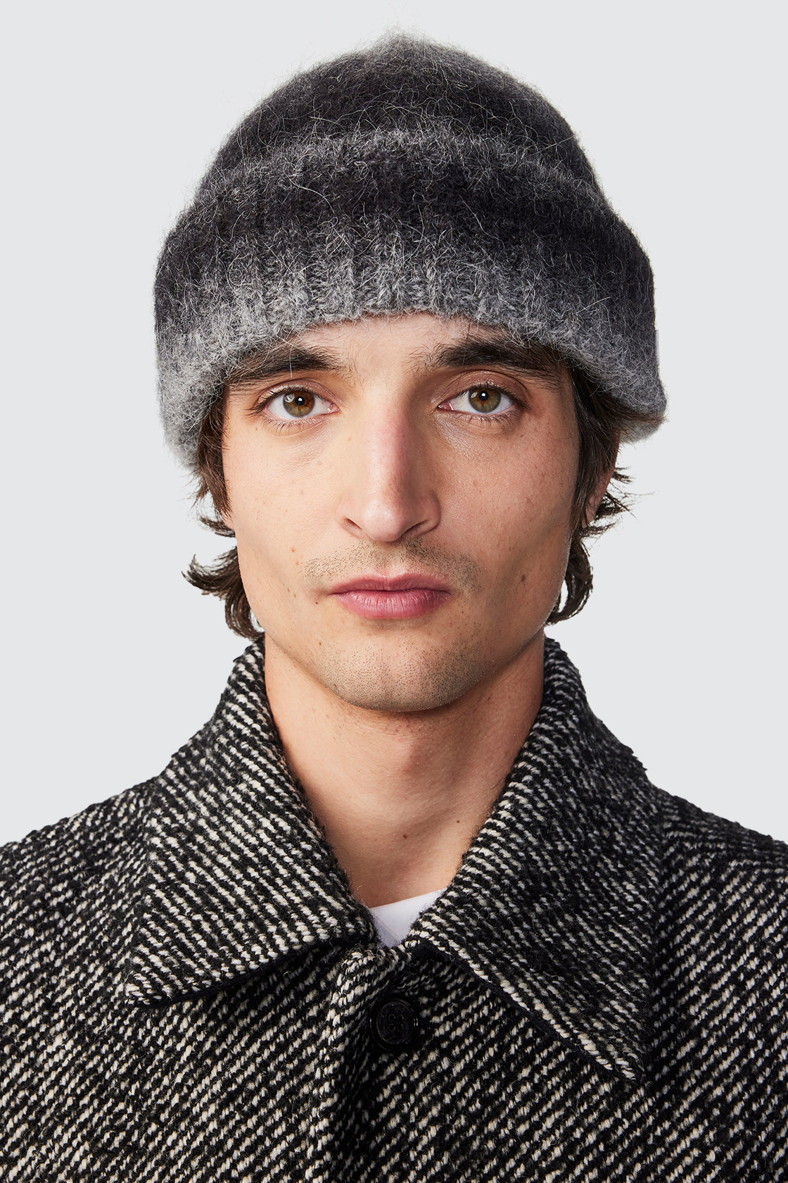 NN.07 6656 Alpaca Cable Hat Black Multi