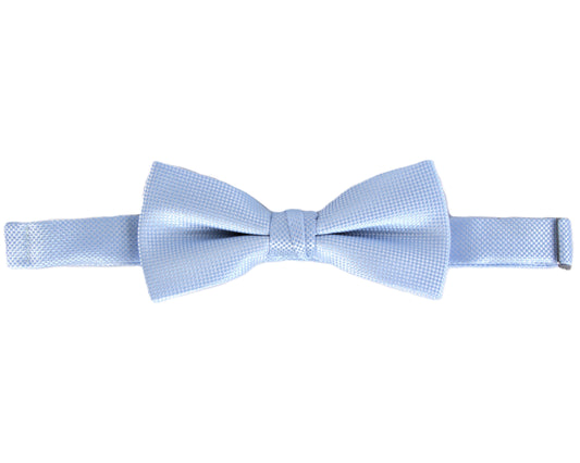 Carlo Visconti Blue Self Pattern Bow Tie