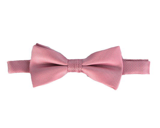 Carlo Visconti Dusty Rose Self Pattern Bow Tie