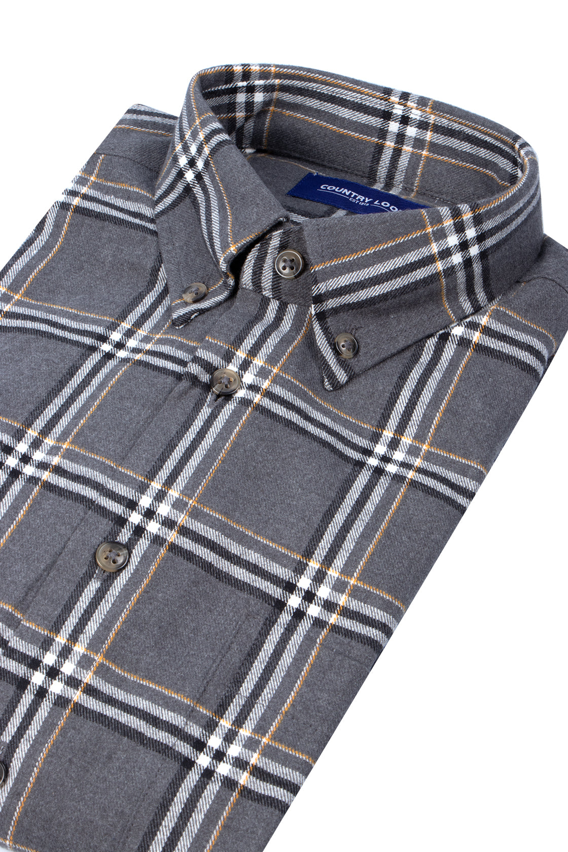 Country Look Warm Cotton Galway Warm Cotton Shirt Grey