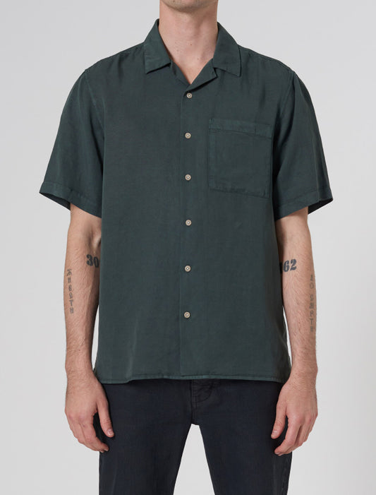Neuw Curtis SS Shirt Spruce Green