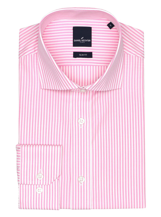 Daniel Hechter Jacque Business Shirt Pink Strp