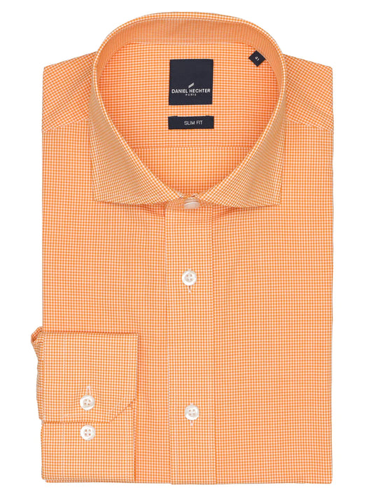 Daniel Hechter Jacque Business Shirt Orange Chk