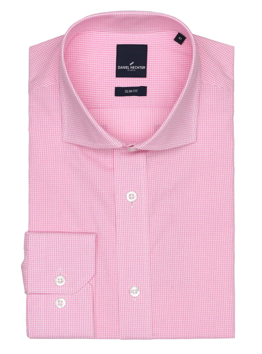 Daniel Hechter Jacque Business Shirt Pink Chk