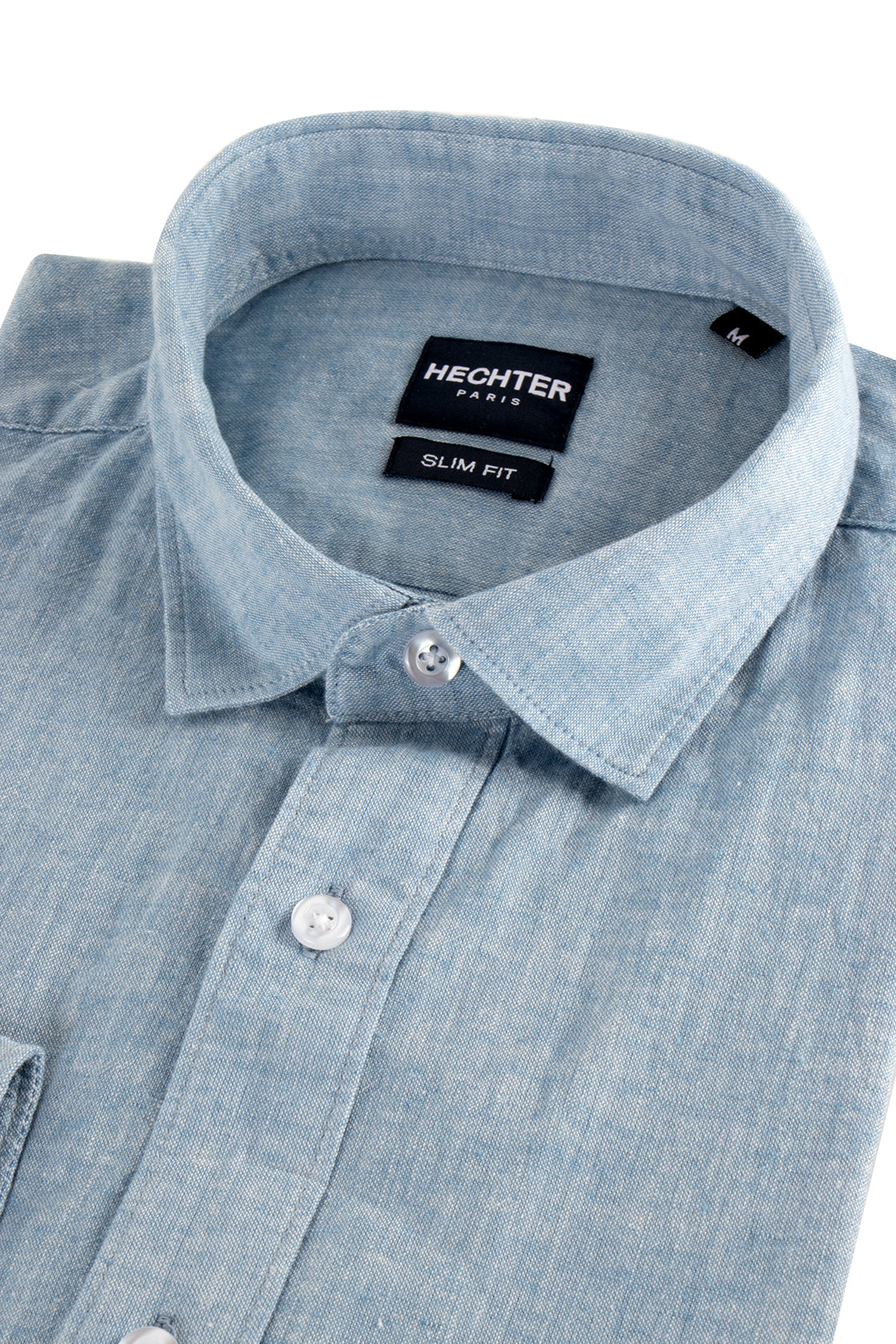 Daniel Hechter Linen LS Shirt Blue