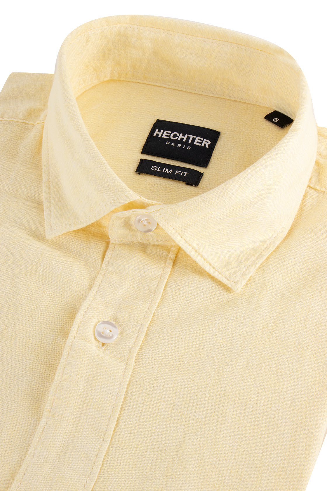 Daniel Hechter Linen LS Shirt Yellow