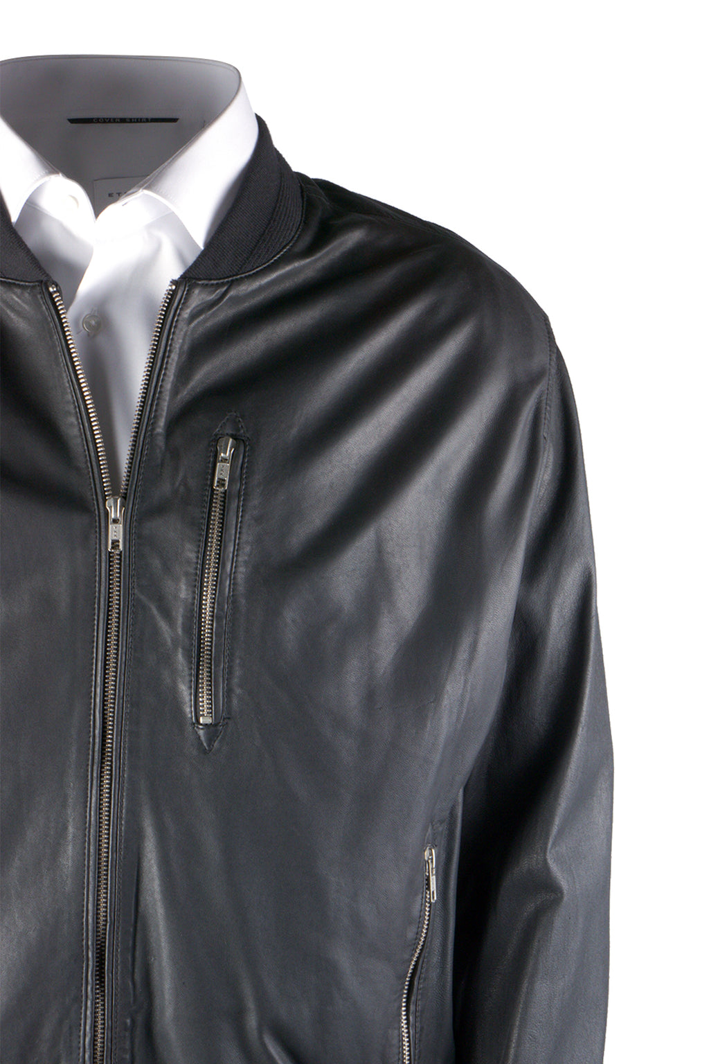 Daniel Hechter Ranchero Black Leather Jacket