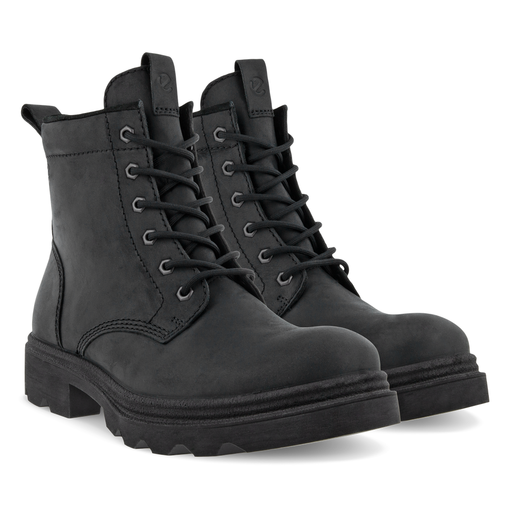 ECCO Grainer M Oil Nubuck Casual Boot Black