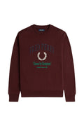 Fred Perry Emblem Champion Sweatshirt Oxblood