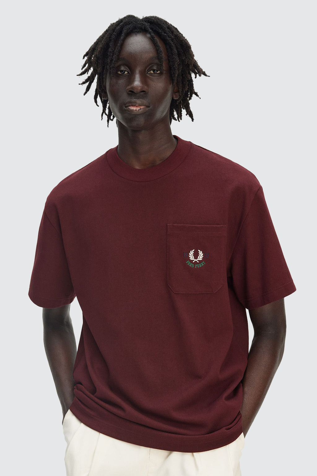 Fred Perry Relaxed 1952 T-Shirt Oxblood