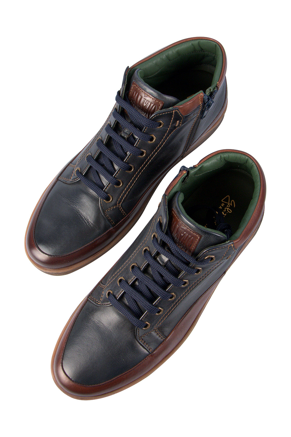 Galizio Torresi Lace Boots Noug/Blu/Navy