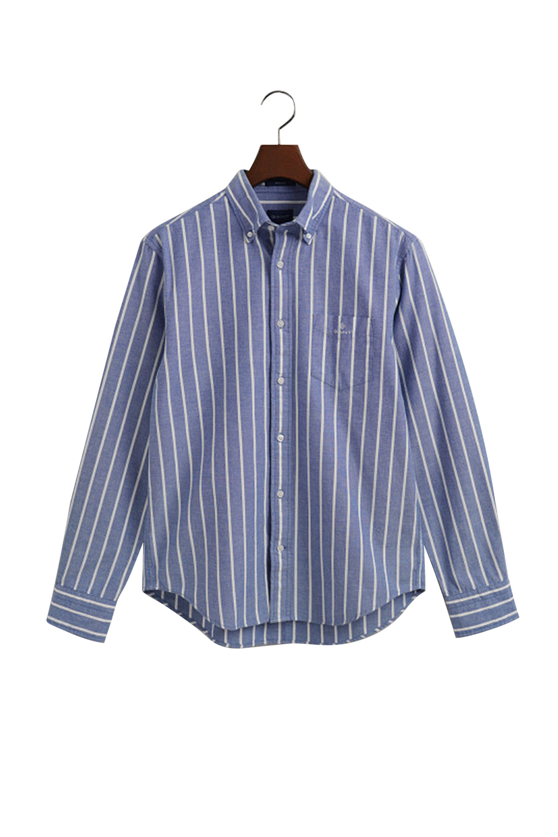 Gant D1 Reg Oxford Wide Strp Shirt College Blue