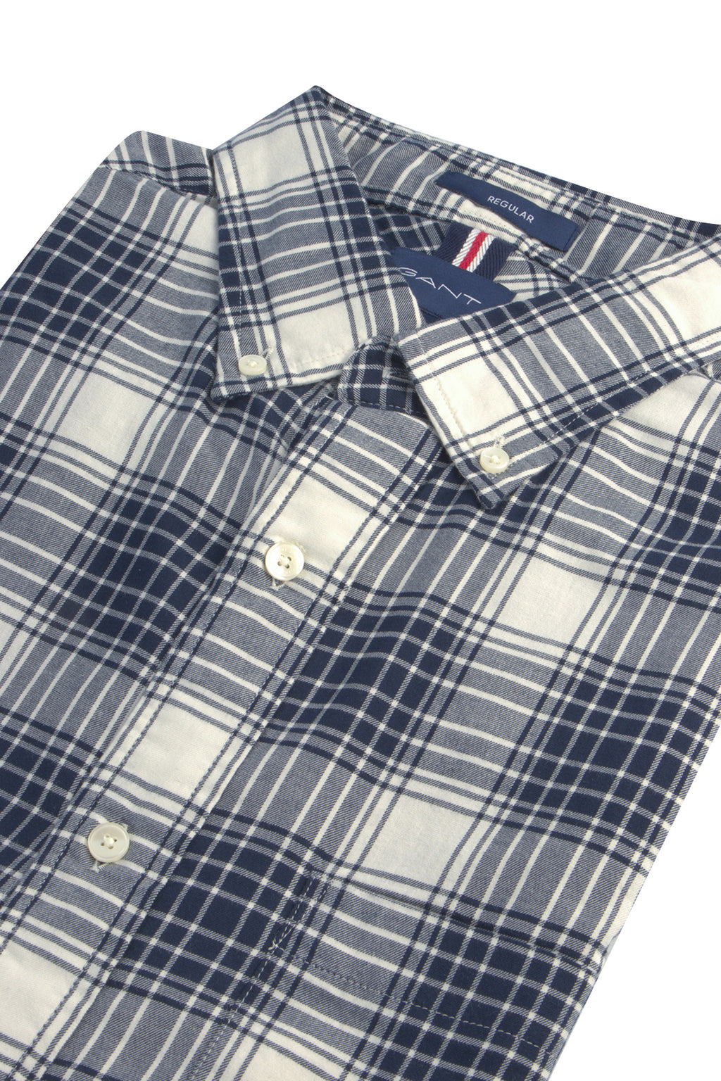 Gant Twill Check LS Shirt Caulk Check