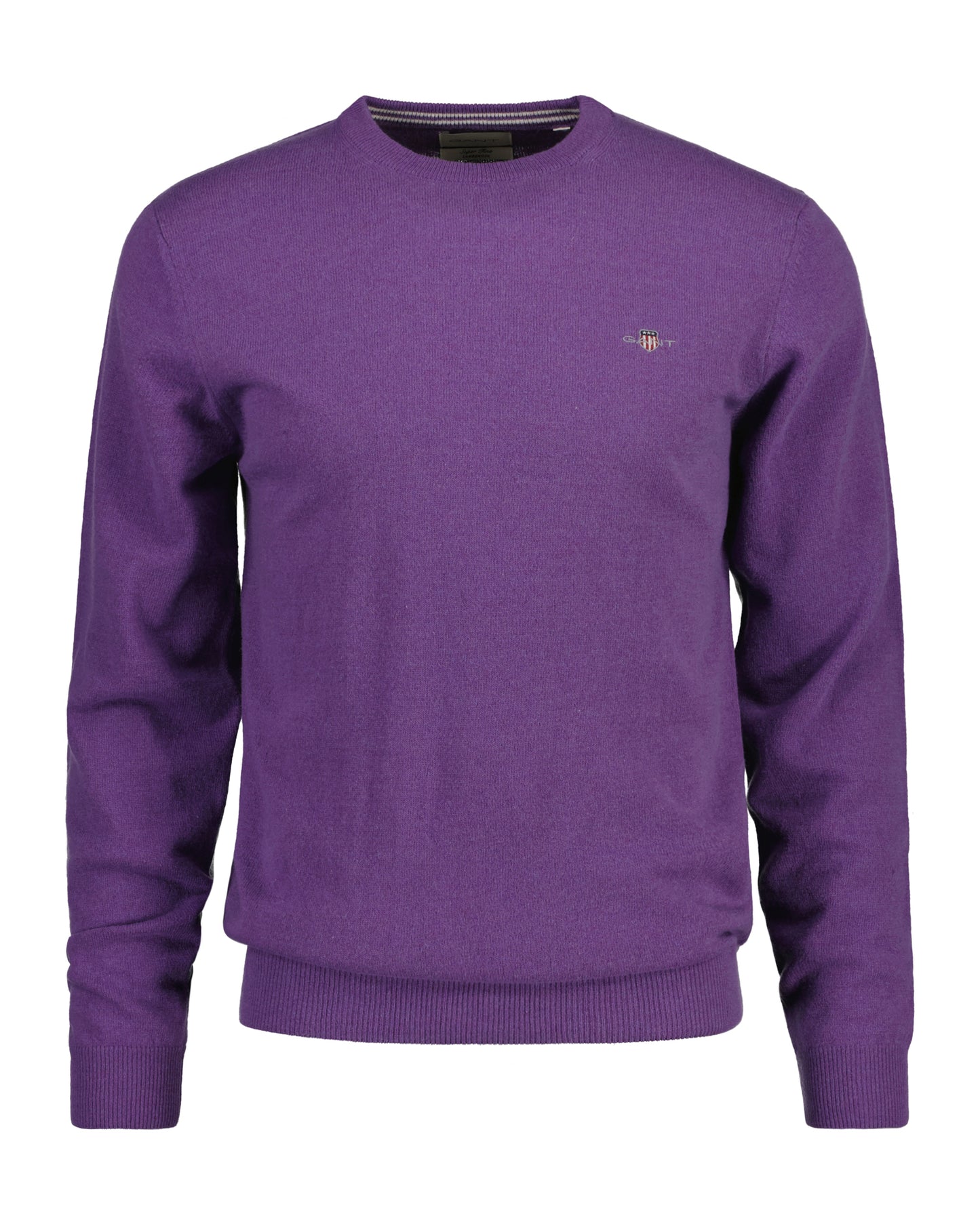 Gant Superfine Lambswool Crew Neck Lilac