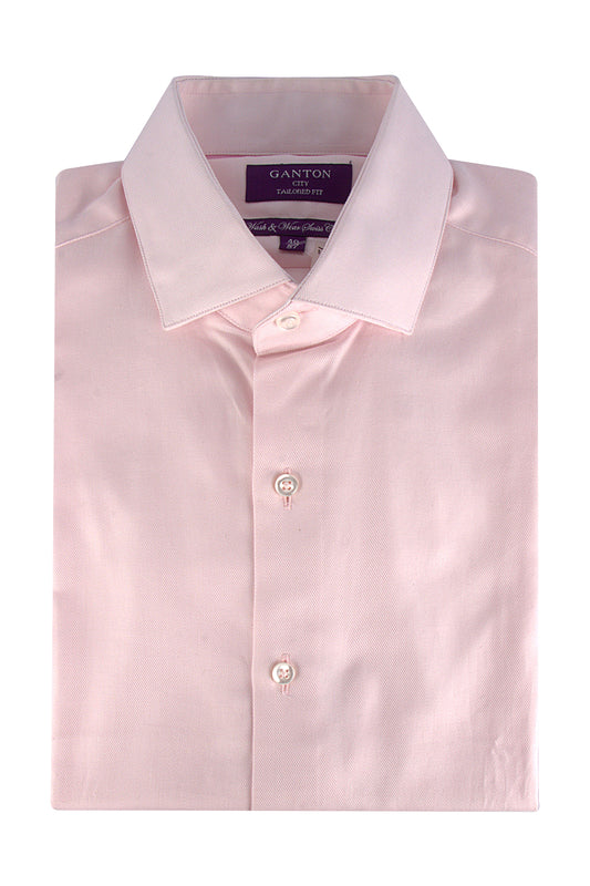 Ganton Benjamin LS Business Shirt Pink