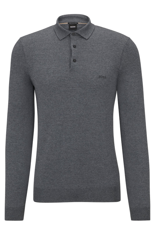 Hugo Boss Bono-L Knitted Sweater Med. Grey
