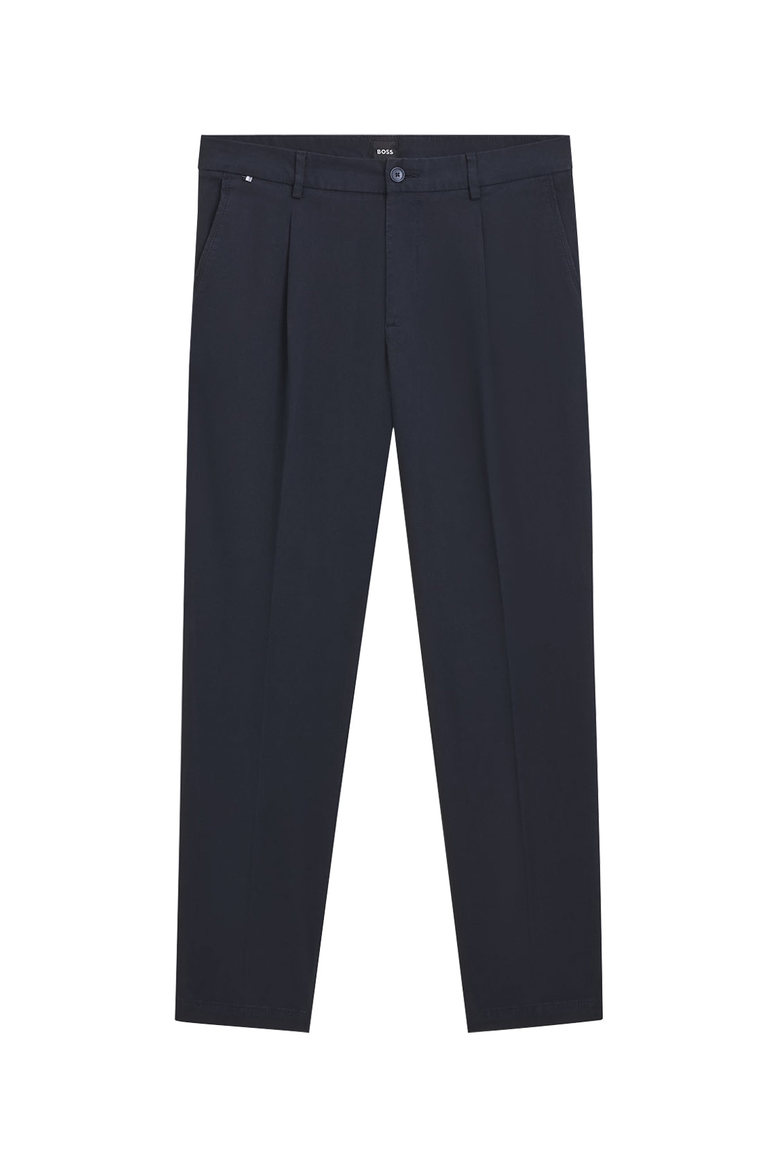 Hugo Boss H-Kane Pleat Trouser Dark Blue
