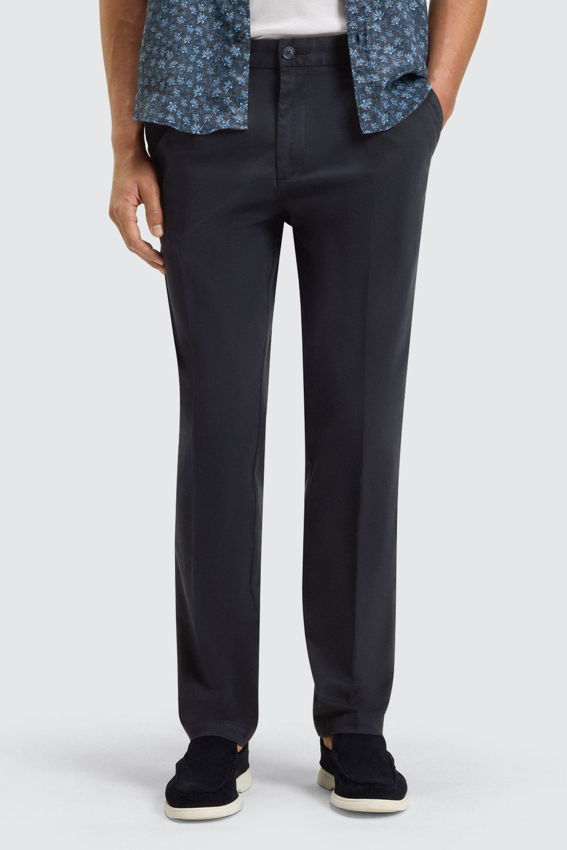 Hugo Boss H-Kane Pleat Trouser Dark Blue