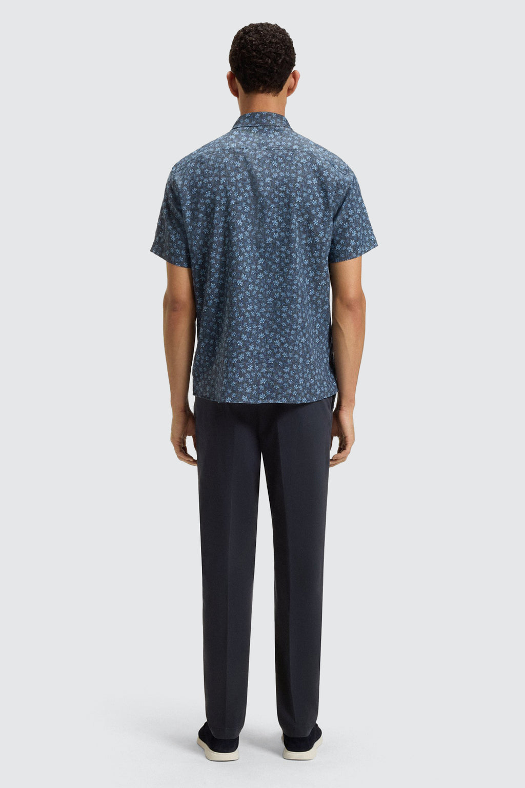 Hugo Boss H-Kane Pleat Trouser Dark Blue