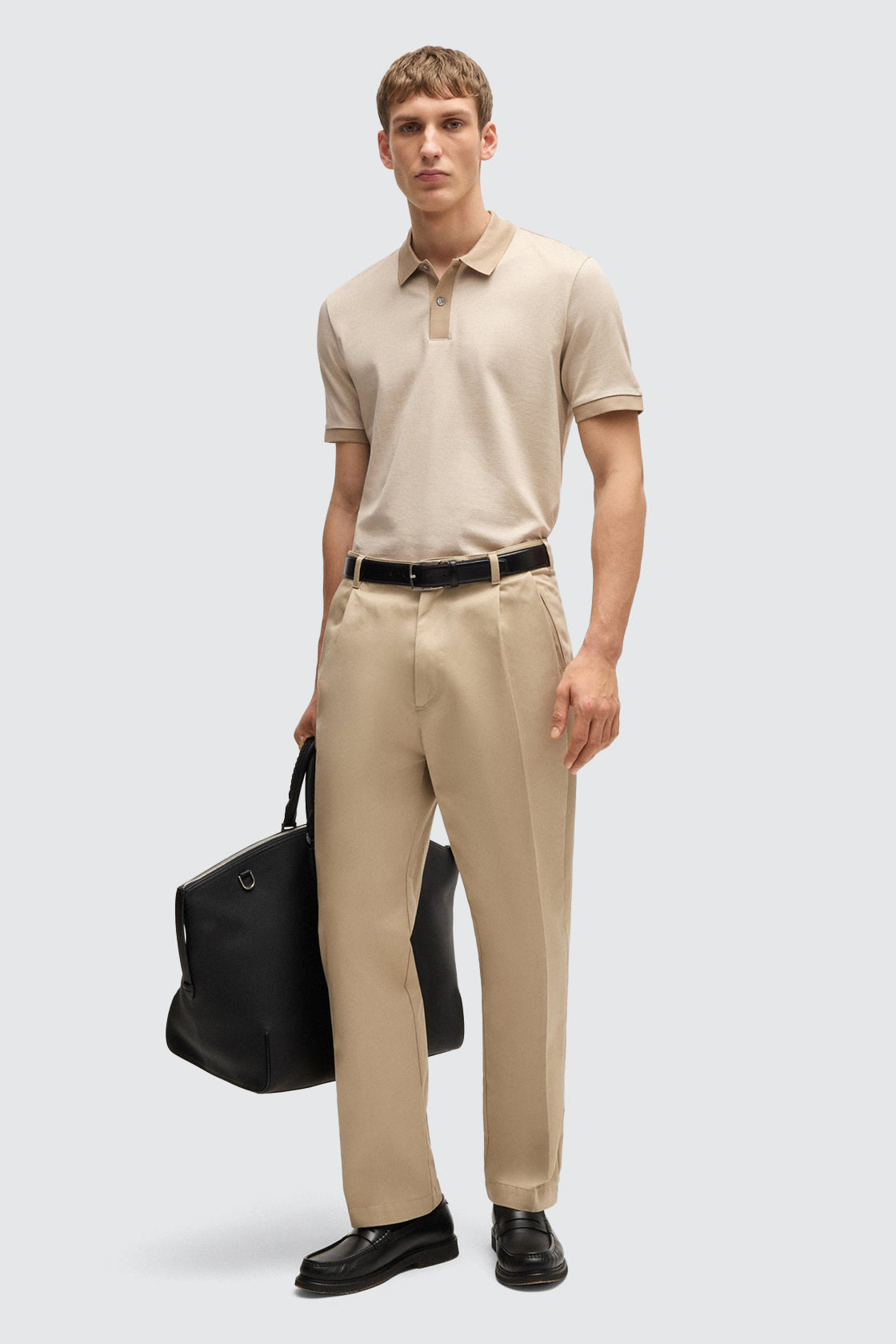 Hugo Boss H-Parlay Regular Polo Light Beige