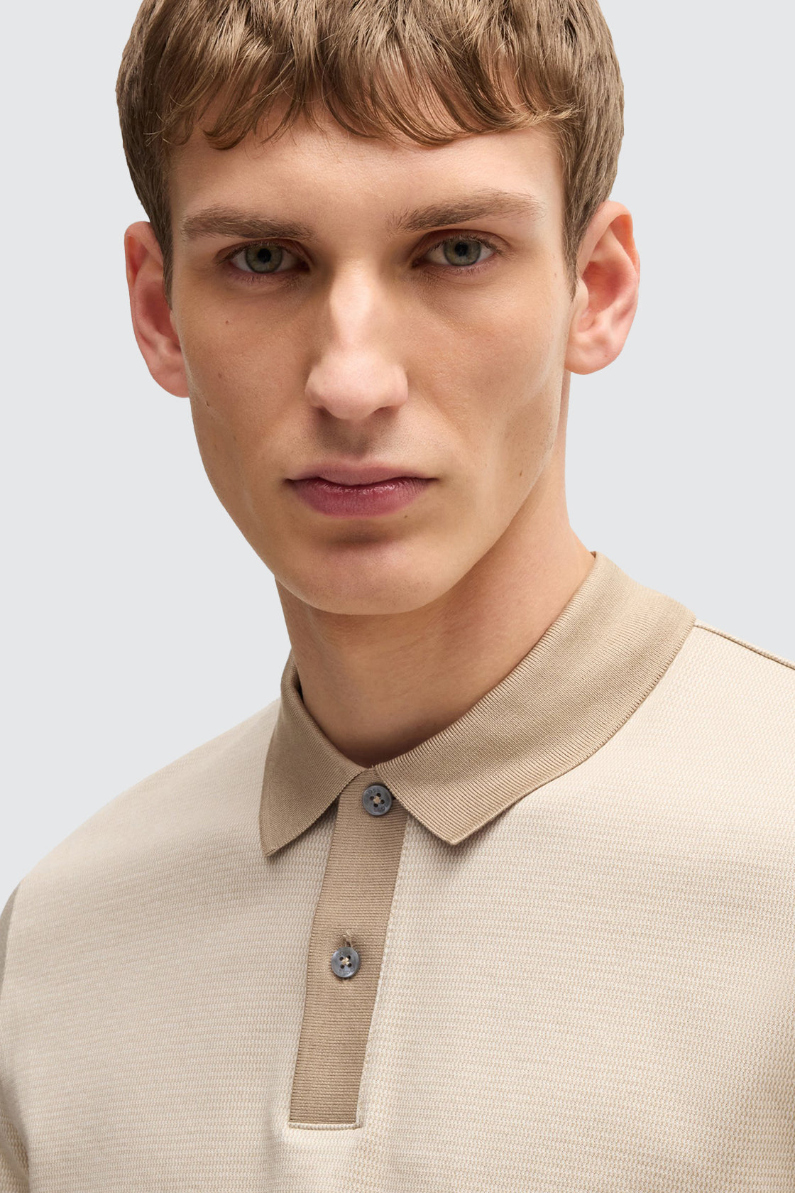 Hugo Boss H-Parlay Regular Polo Light Beige