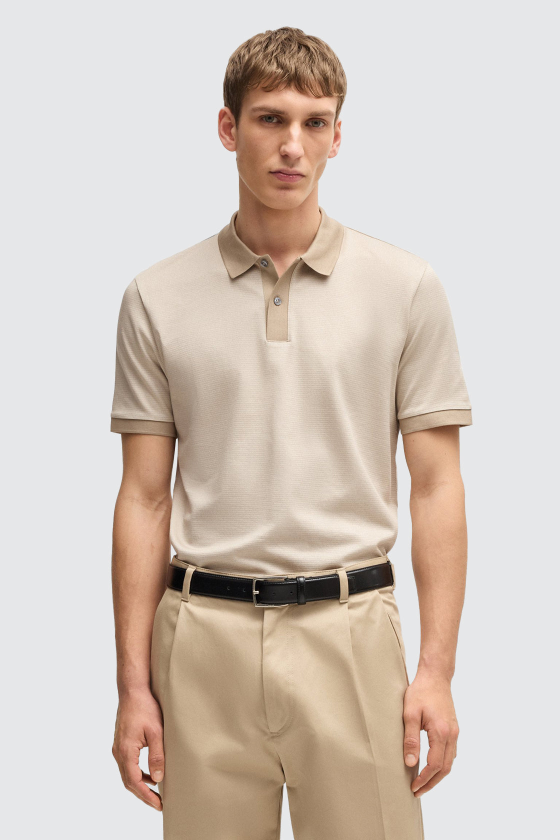 Hugo Boss H-Parlay Regular Polo Light Beige