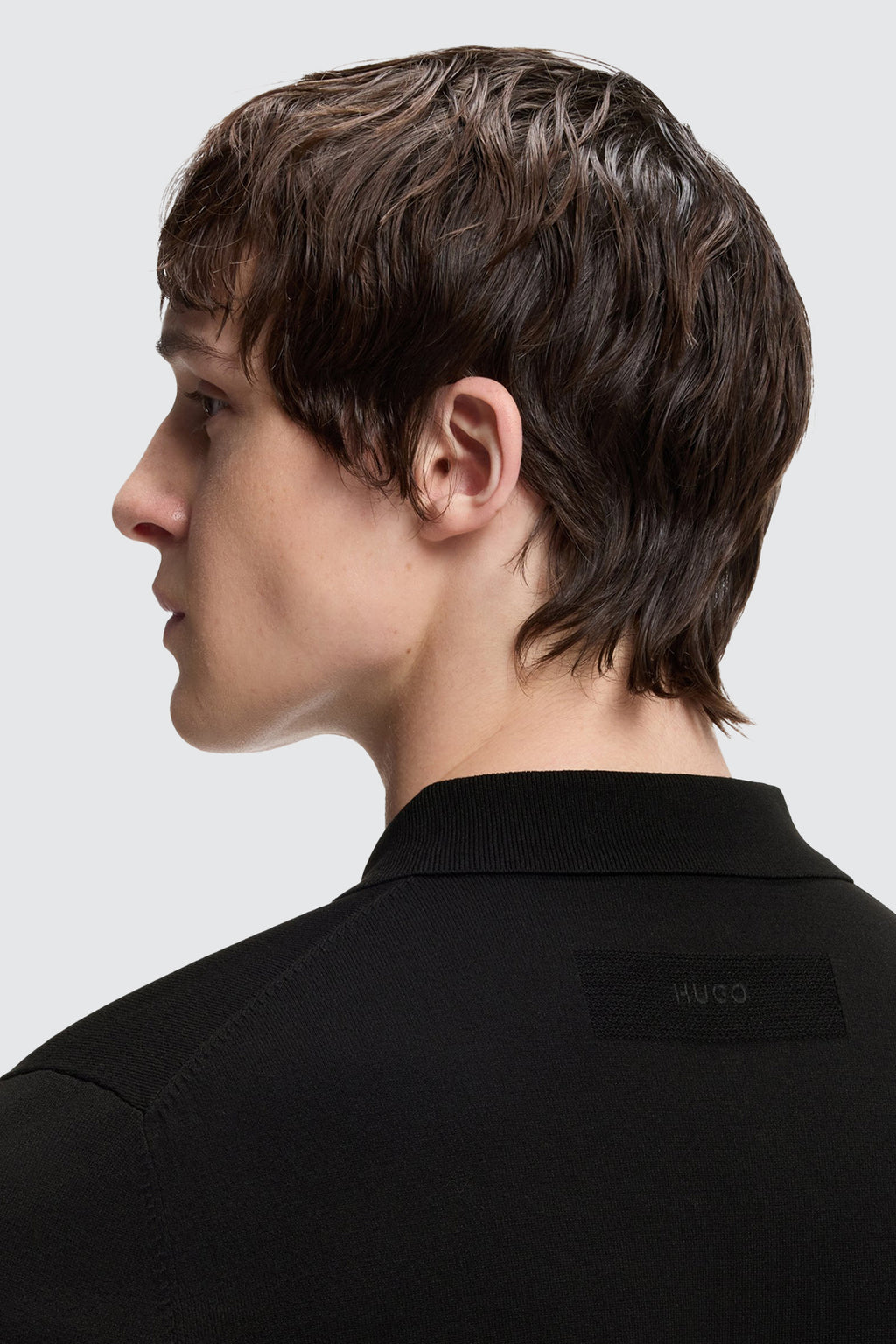 Hugo Boss San Peter-CV Reg. SS Knit Black